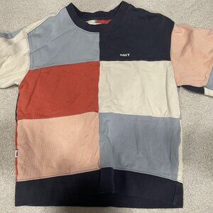 Obey Lockdown Crewneck Sweatshirt Pullover Color Block Women’s Size Small